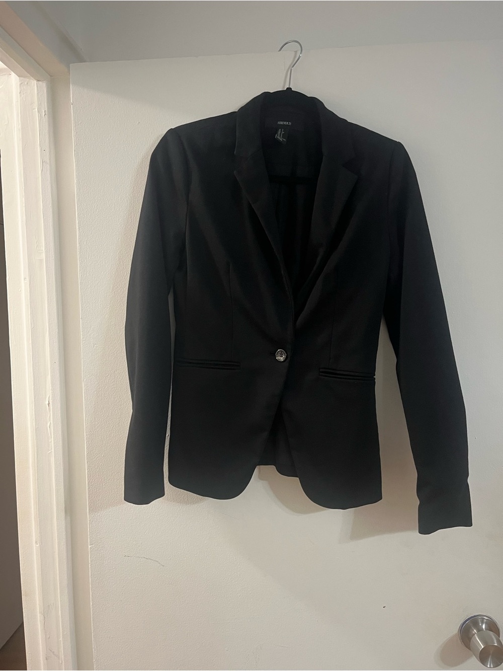 Forever 21 Black Single-Button Women's Blazer